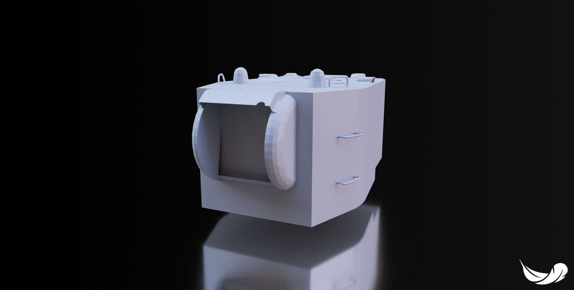 KV-2 TANK - 1-35 - 1-50 - 1-72 3D print model_5