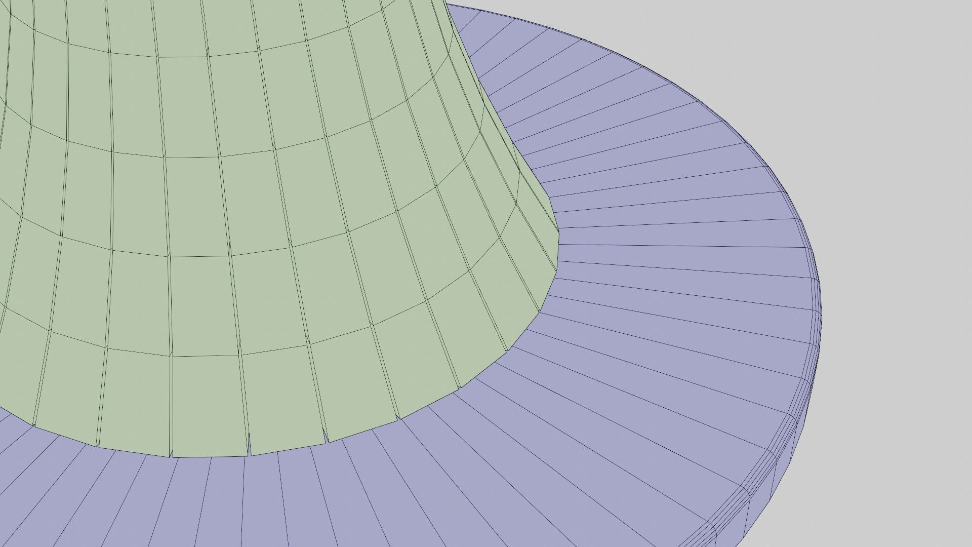 Mid-century Modern Round Table with Concave Pole Free 3D model_8