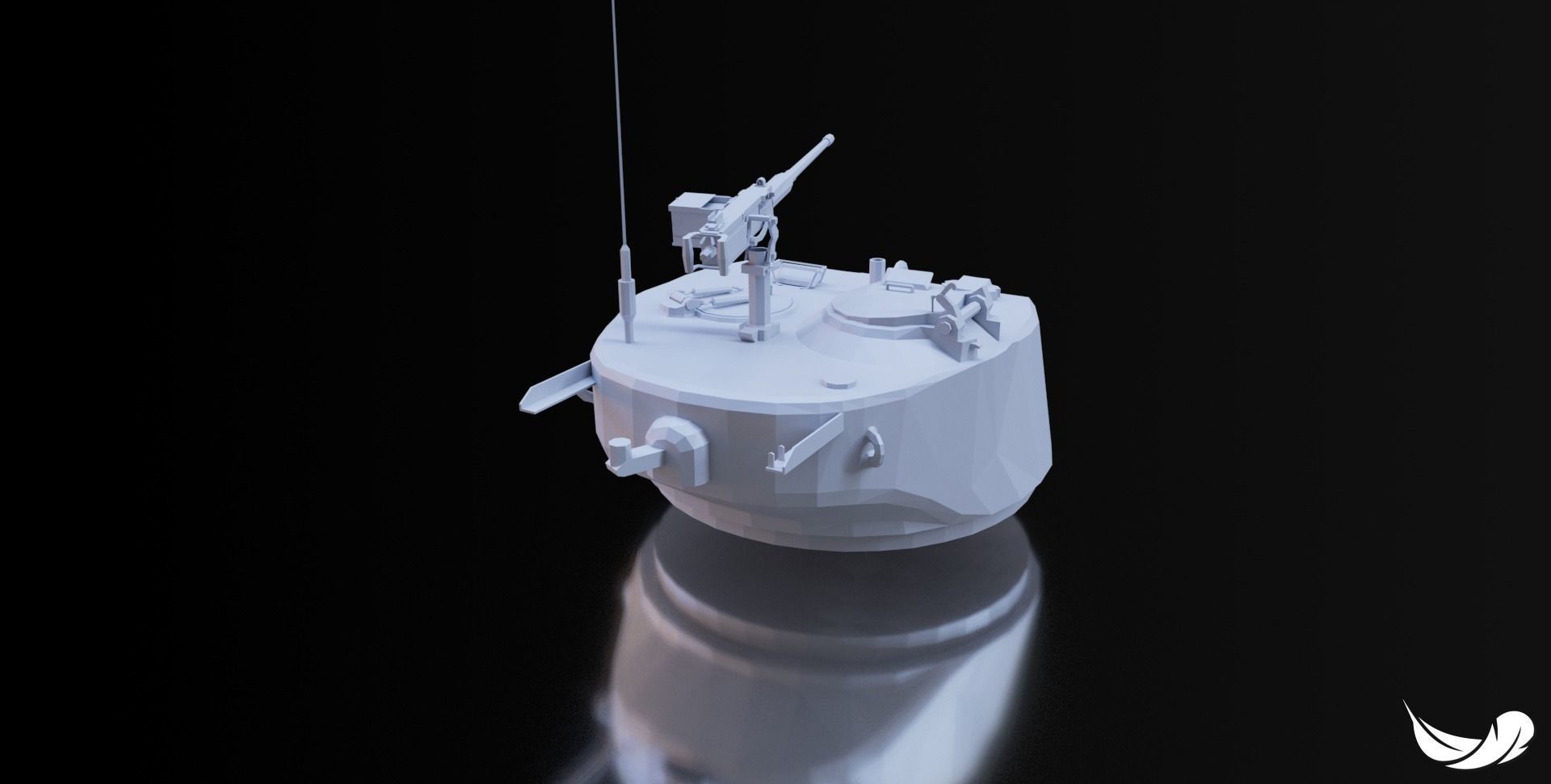 M4A3E8-SHERMAN TANK - 1-35 - 1-50 - 1-72 3D print model_4