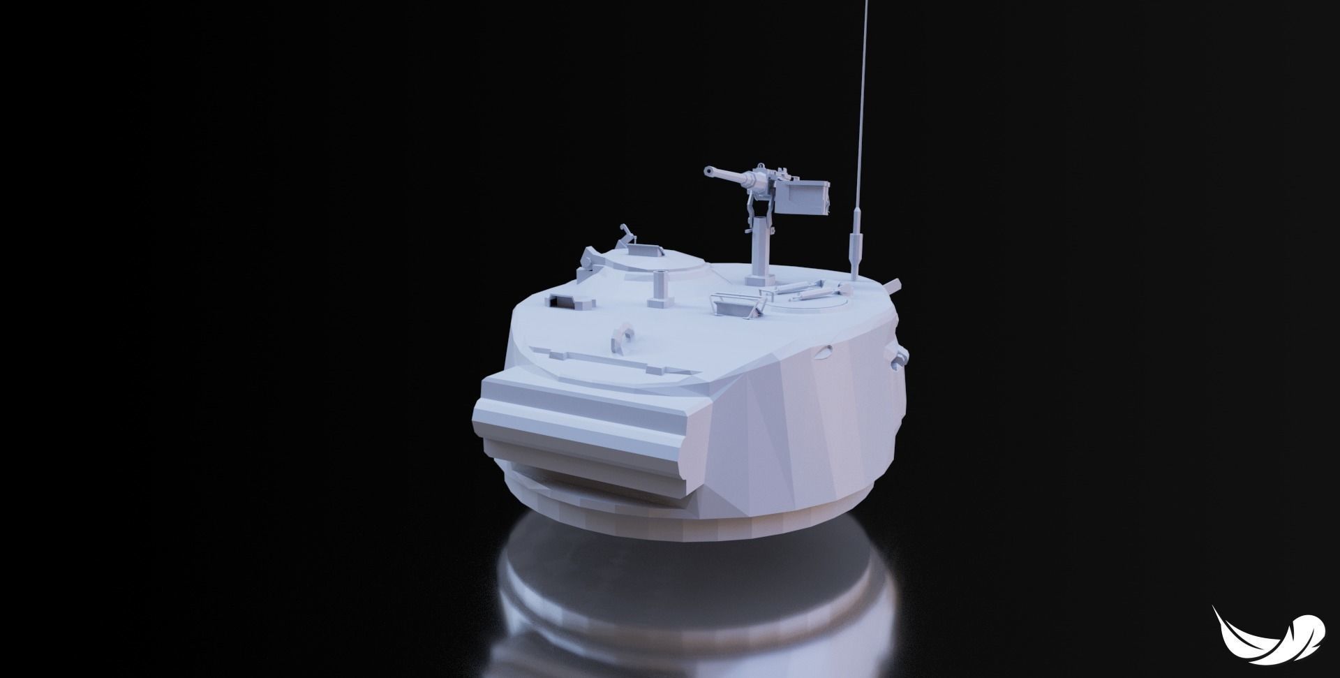 M4A3E8-SHERMAN TANK - 1-35 - 1-50 - 1-72 3D print model_3