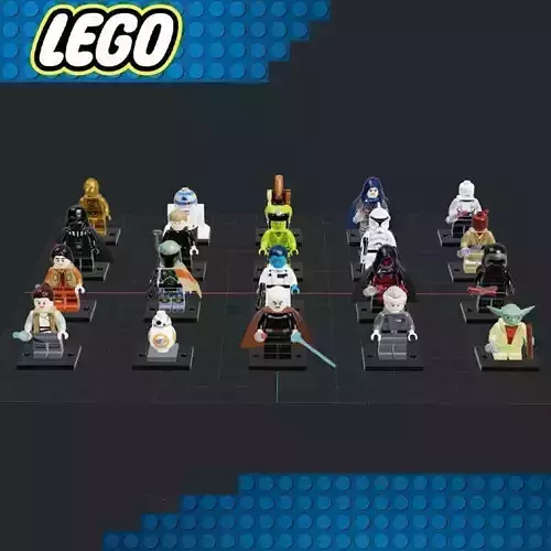 Lego - Star Wars Character 3D print model