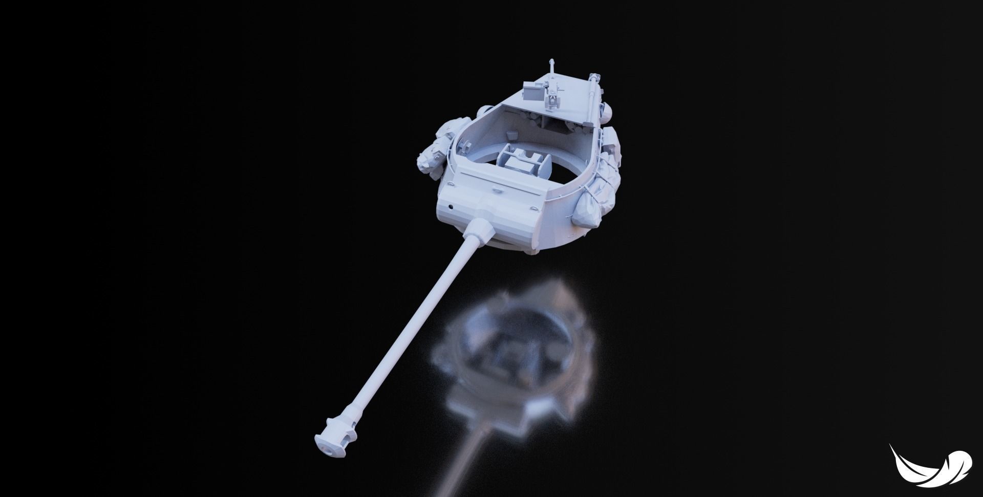 M18-HELLCAT TANK - 1-35 - 1-50 - 1-72 3D print model_3