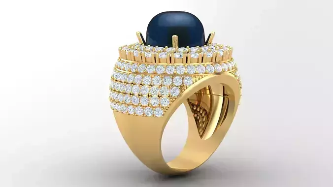 Diamond Man Ring Cad  MR  130