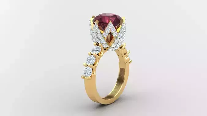 Diamond Man Ring Cad  MR  127