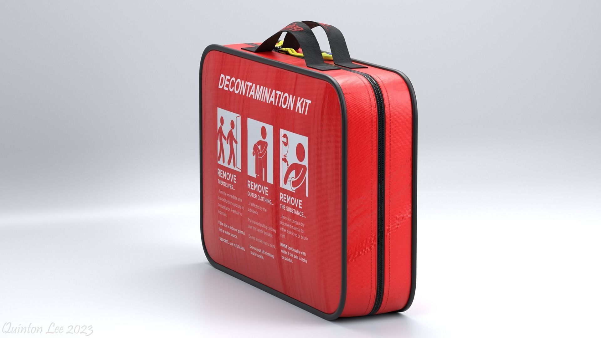 SP Parabag Decontamination Kit Low-poly 3D model_1