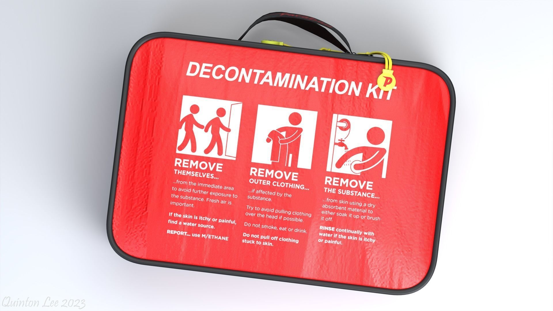 SP Parabag Decontamination Kit Low-poly 3D model_6