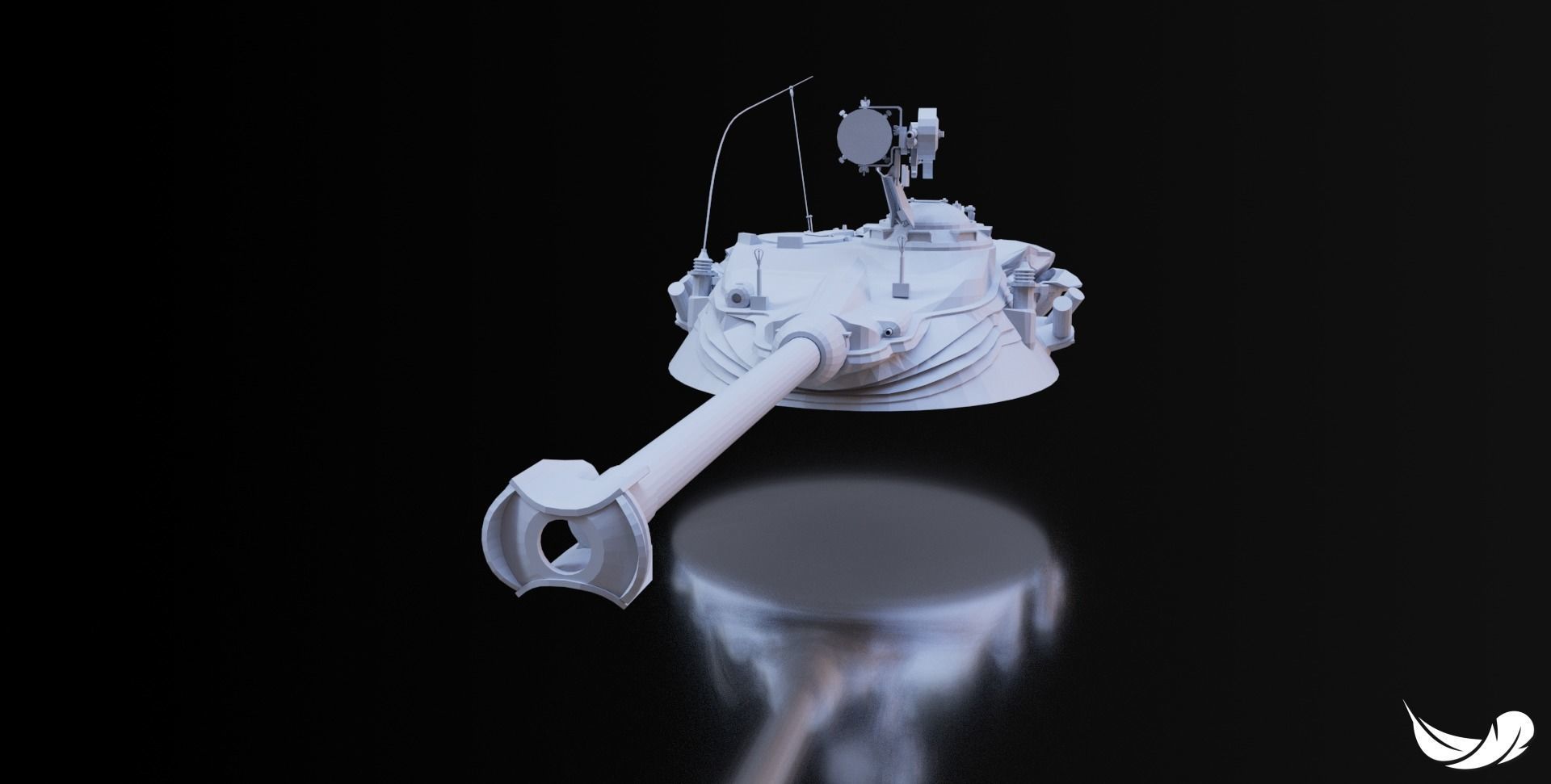 PANHARD-EBR-90 TANK - 1-35 - 1-50 - 1-72 3D print model_3