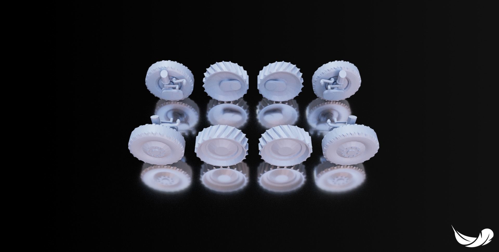 PANHARD-EBR-90 TANK - 1-35 - 1-50 - 1-72 3D print model_7