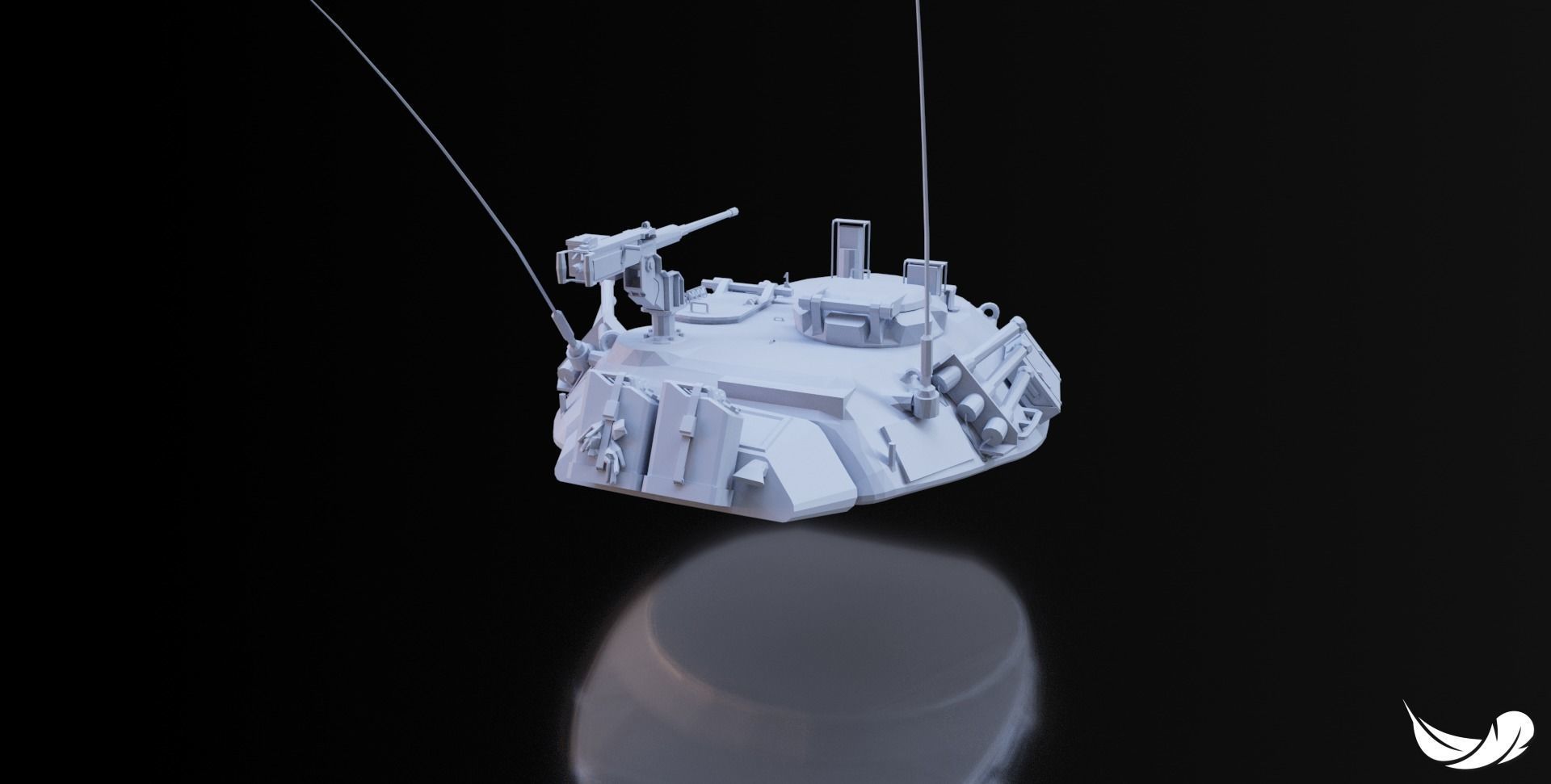 STB-1 TANK - TYPE-64 - 1-35 - 1-50 - 1-72 3D print model_4