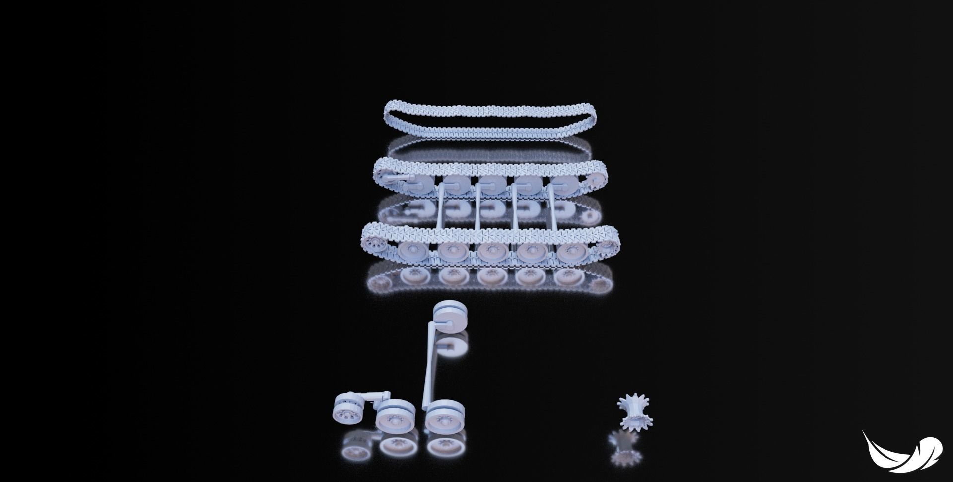 STB-1 TANK - TYPE-64 - 1-35 - 1-50 - 1-72 3D print model_9