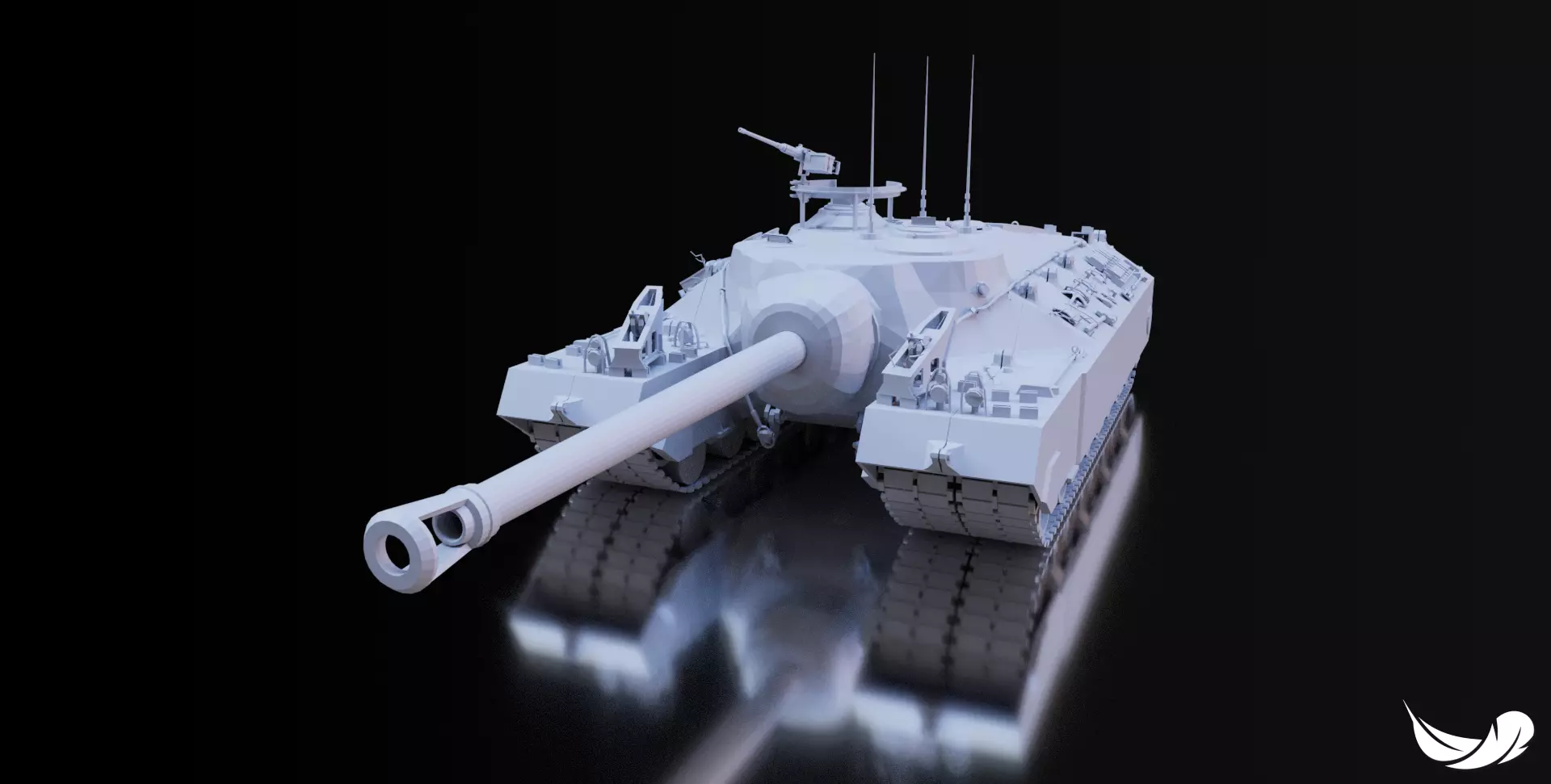 T28-T95 TANK - 1-35 - 1-50 - 1-72 3D print model_0