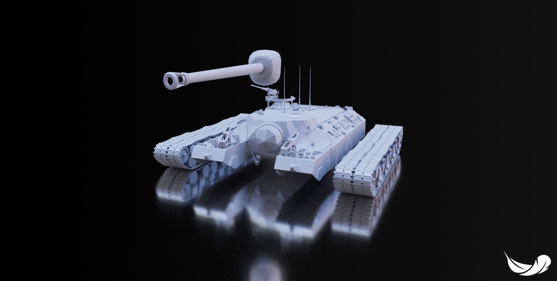 T28-T95 TANK - 1-35 - 1-50 - 1-72 3D print model_2