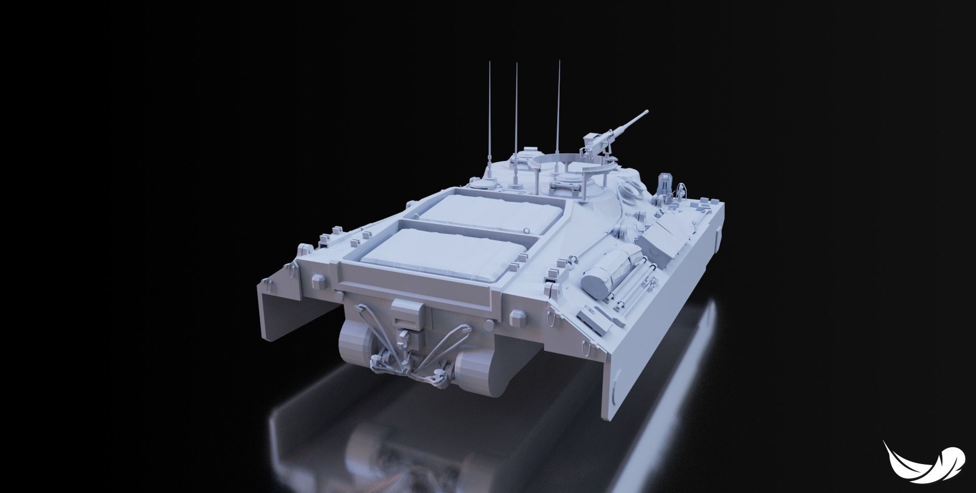 T28-T95 TANK - 1-35 - 1-50 - 1-72 3D print model_6