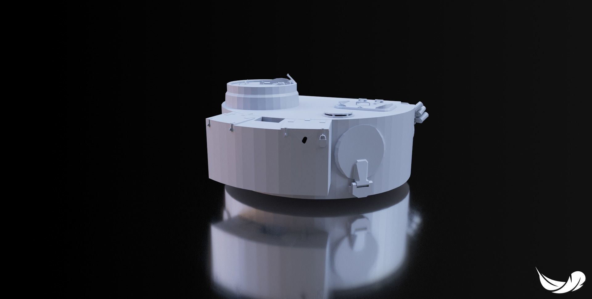 TIGER-1 TANK  - 1-35 - 1-50 - 1-72 3D print model_6