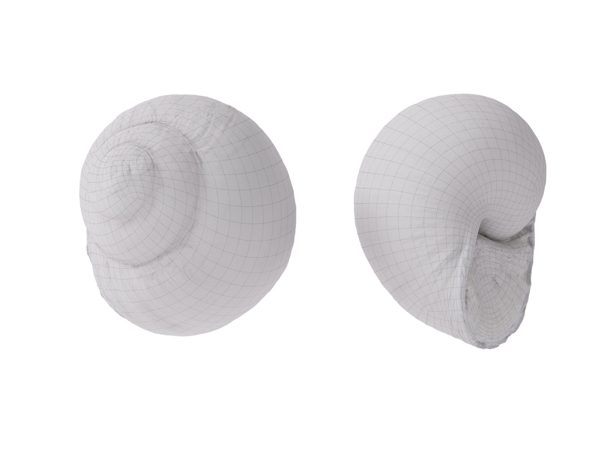Escargots Low-poly 3D model_9