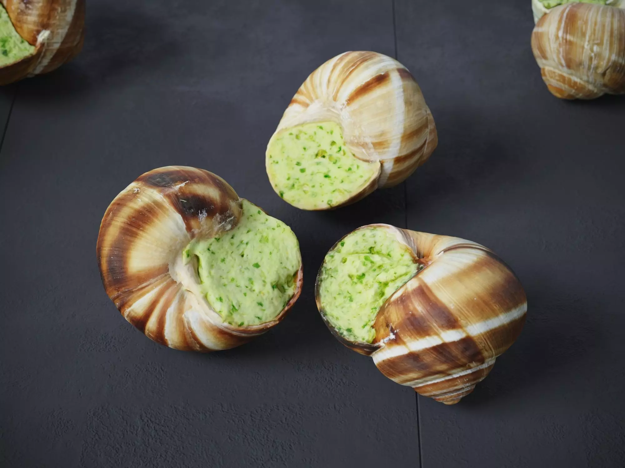 Escargots Low-poly 3D model_0