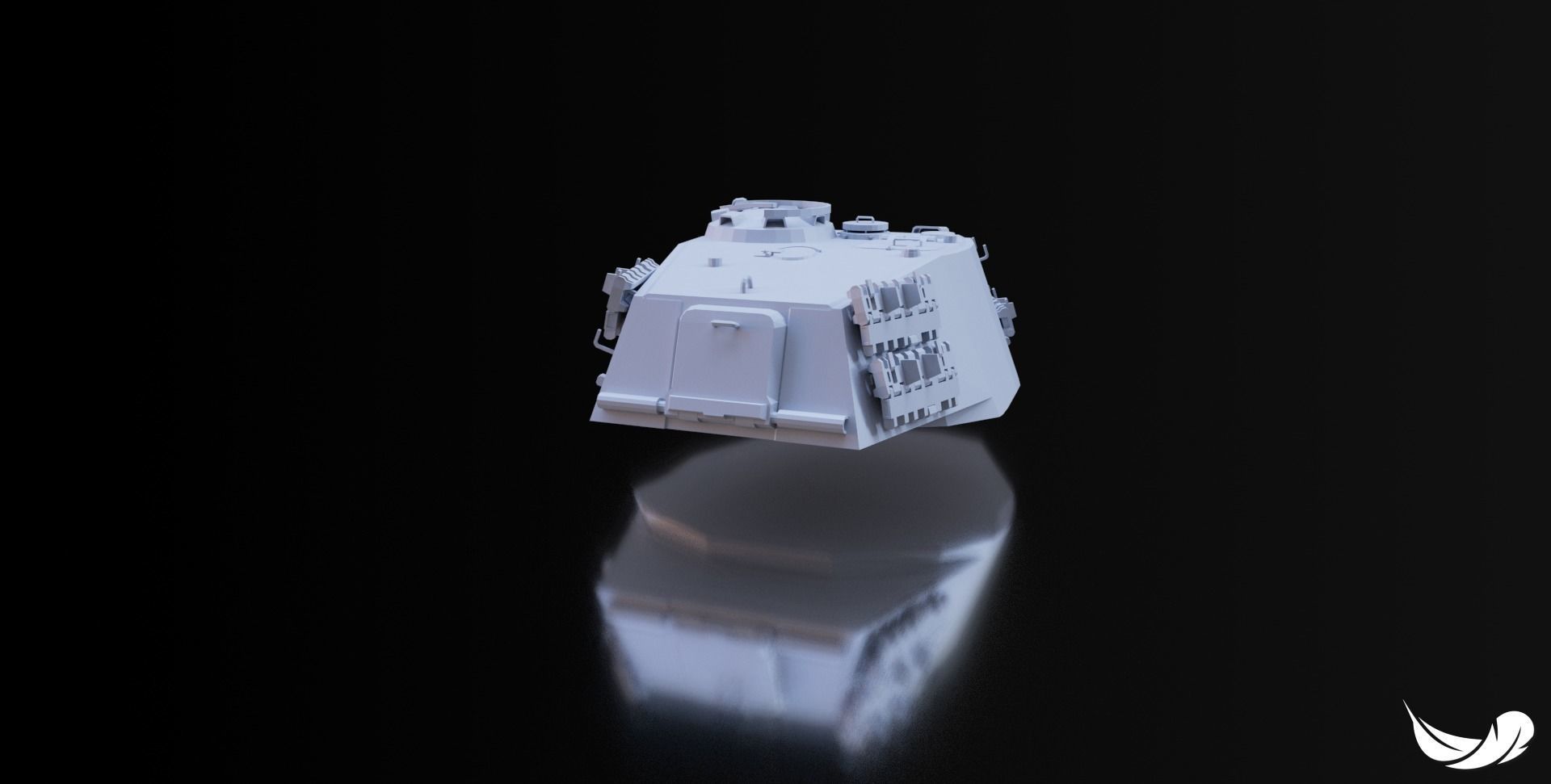 TIGER-2 TANK - 1-35 - 1-50 - 1-72 3D print model_4