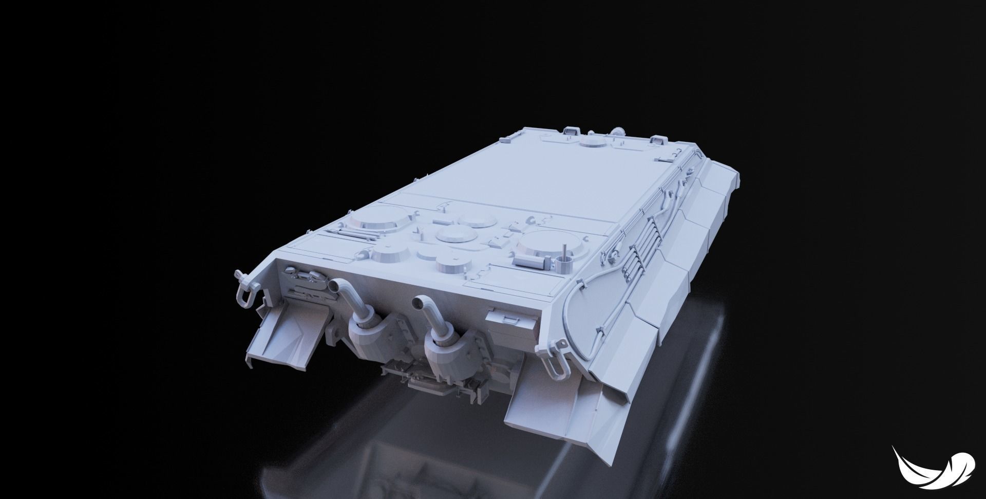 TIGER-2 TANK - 1-35 - 1-50 - 1-72 3D print model_8