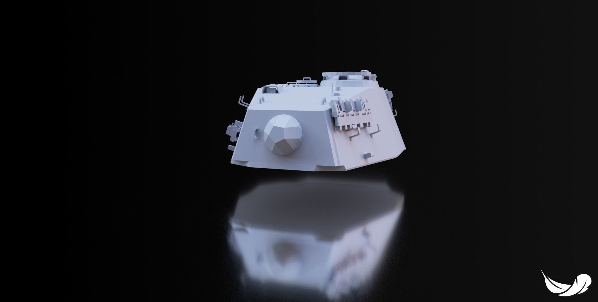 TIGER-2 TANK - 1-35 - 1-50 - 1-72 3D print model_3