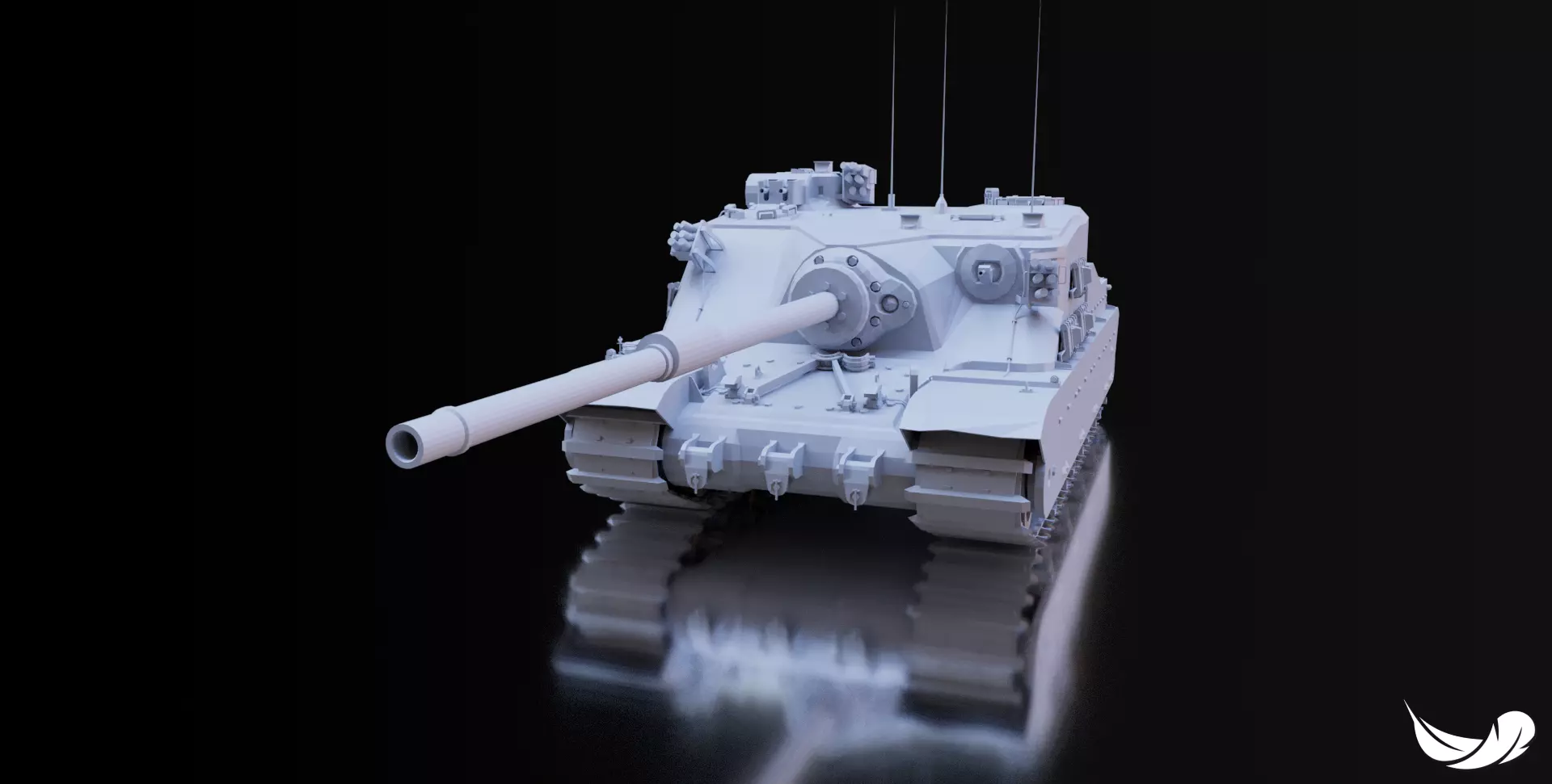 TORTOISE TANK - 1-35 - 1-50 - 1-72- 3D print model