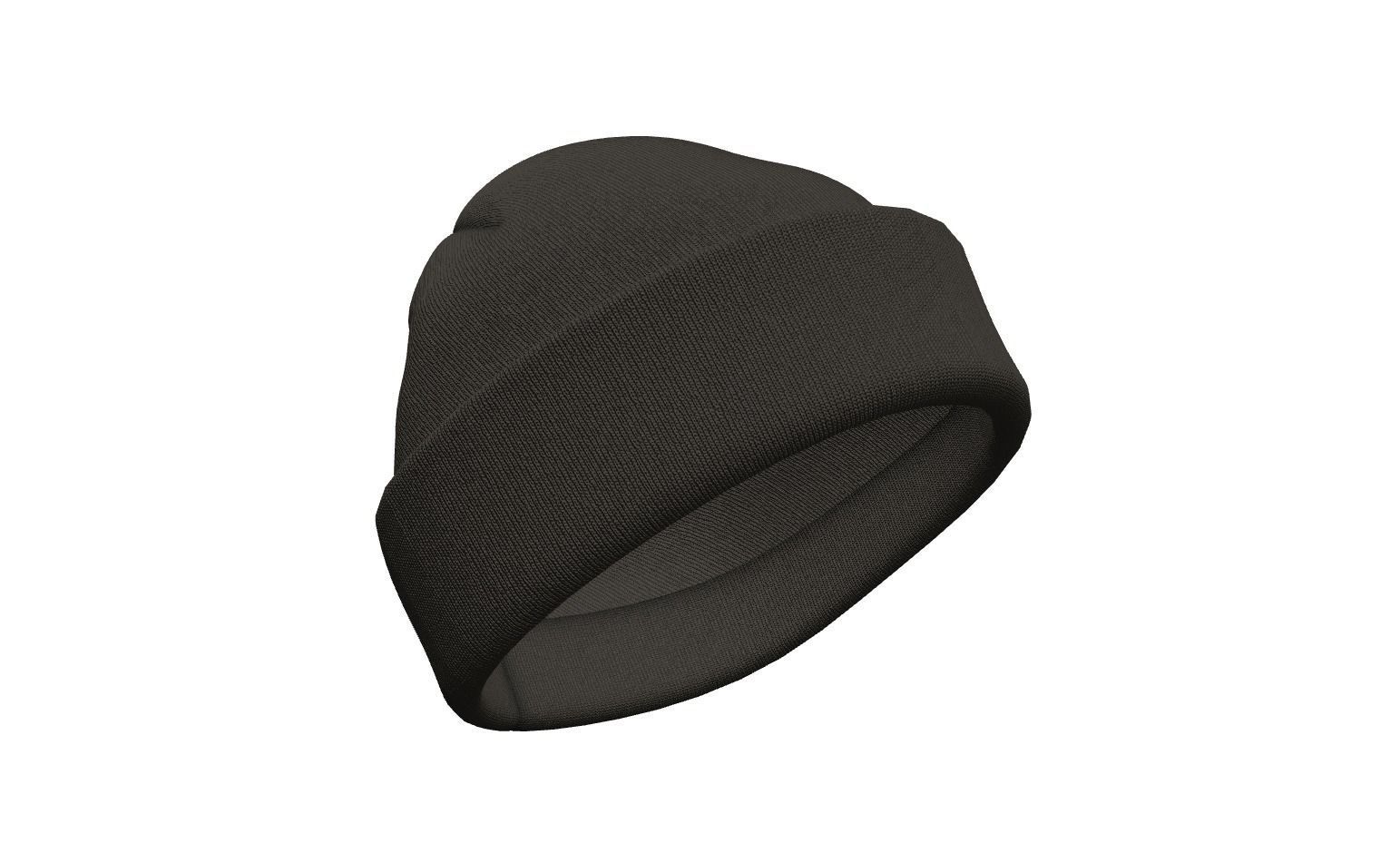 Beanie Winter Hat Low-poly 3D model_11