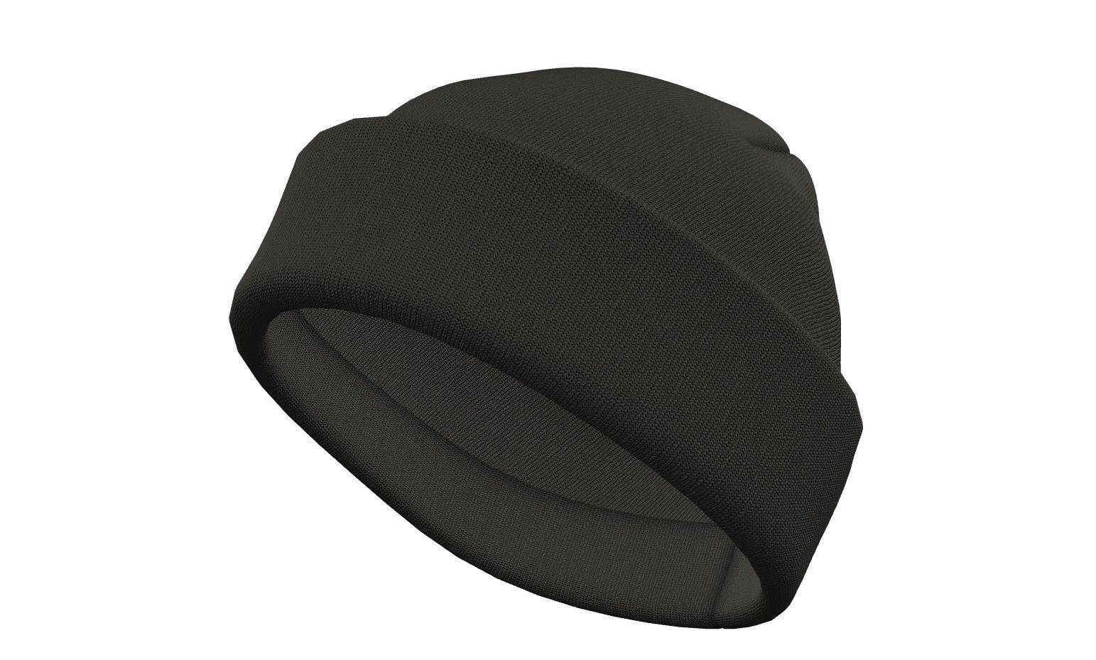Beanie Winter Hat Low-poly 3D model_5