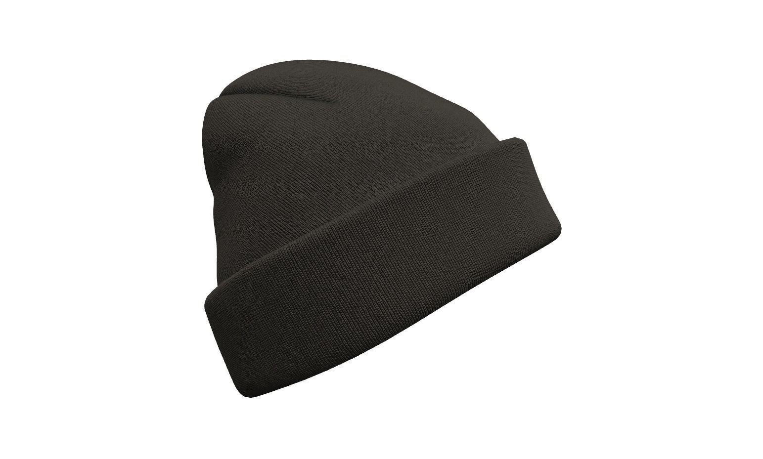 Beanie Winter Hat Low-poly 3D model_1