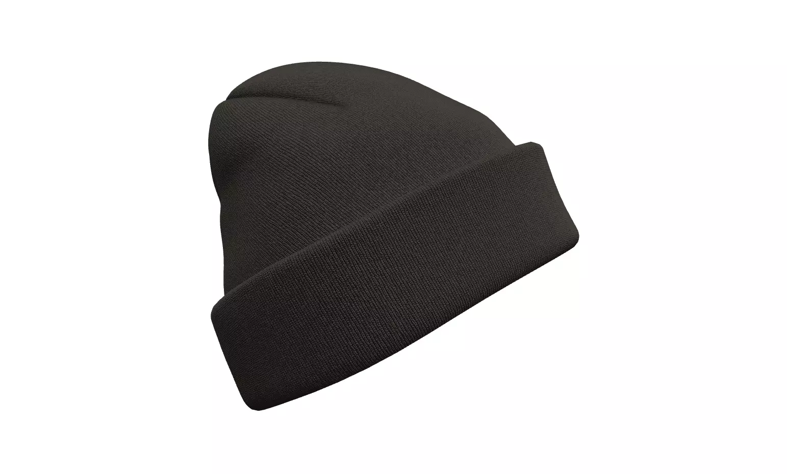Beanie Winter Hat Low-poly 3D model_0
