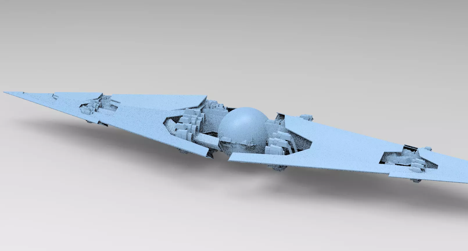 Moss Ruins Alien Shard 1 3D model_0