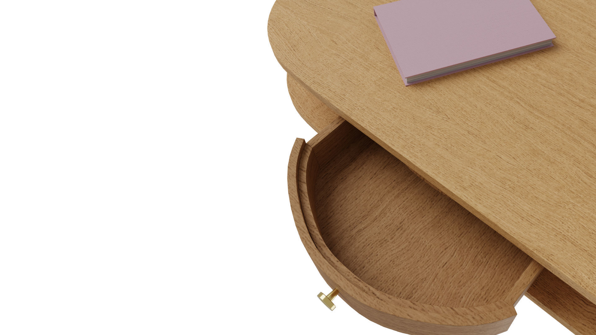 Wall Mounted Table Free low-poly 3D model_6