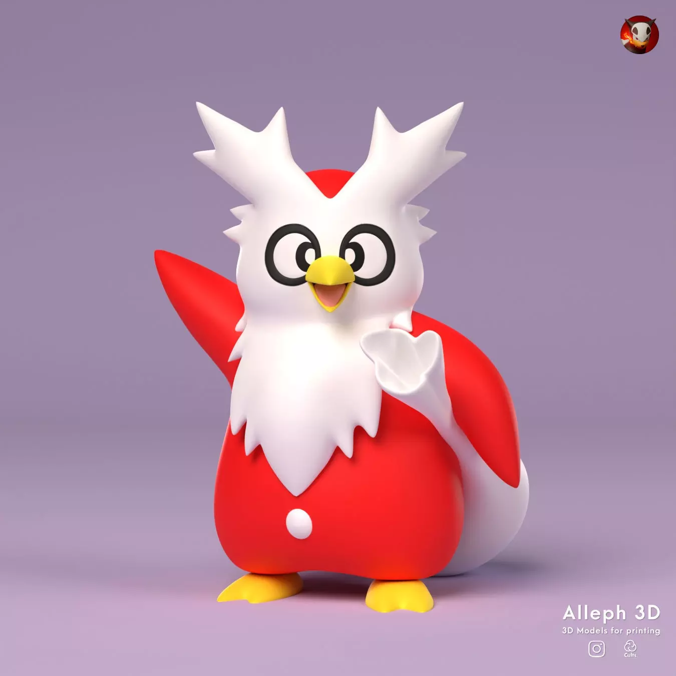  pokemon delibird 3D print model_0
