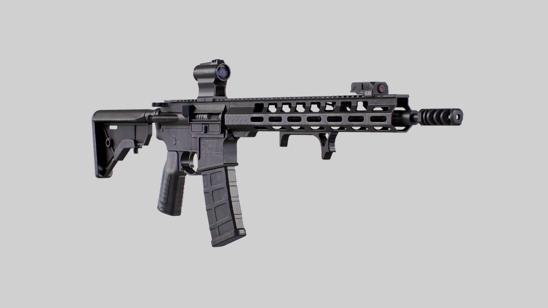 3D model AR-15 Rifle VR / AR / low-poly | CGTrader