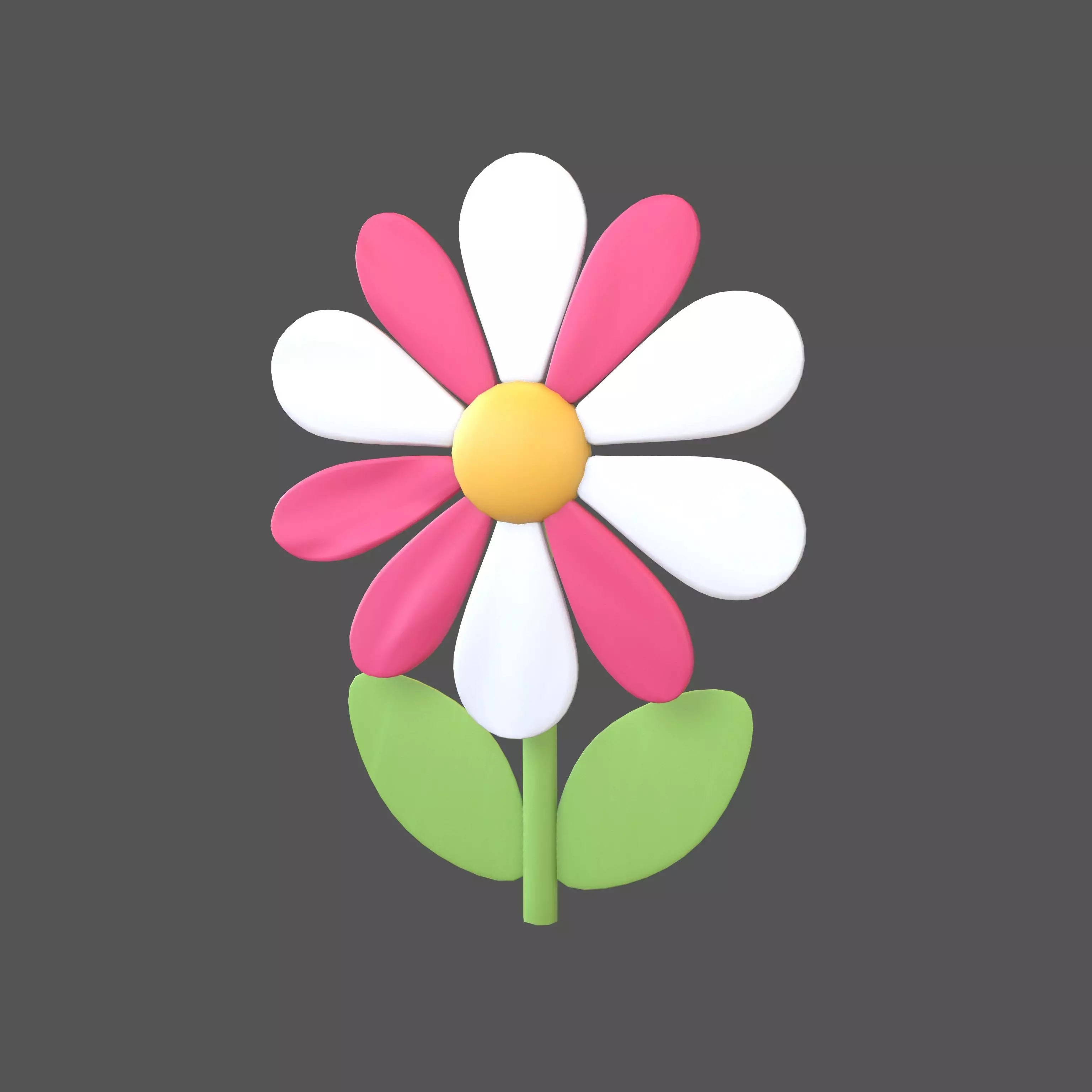Flower v4 003 Low-poly 3D model