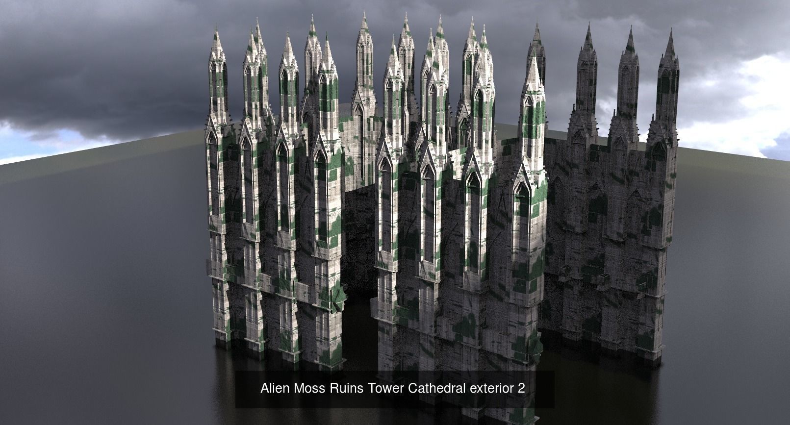 Alien Overgrown Tower Ruins collection _8