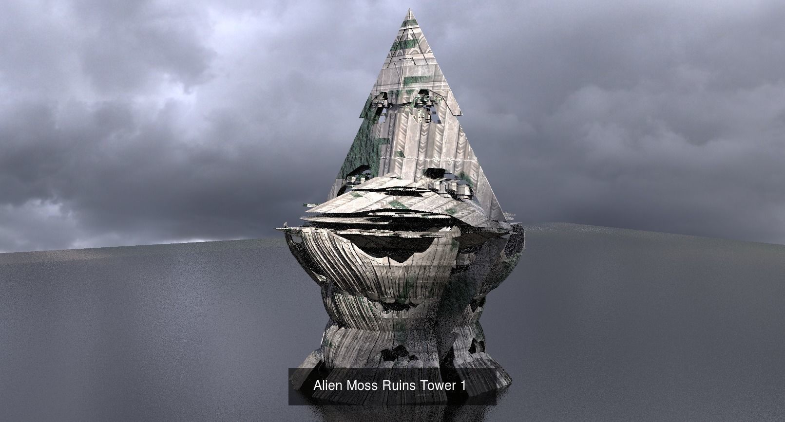 Alien Overgrown Tower Ruins collection _21