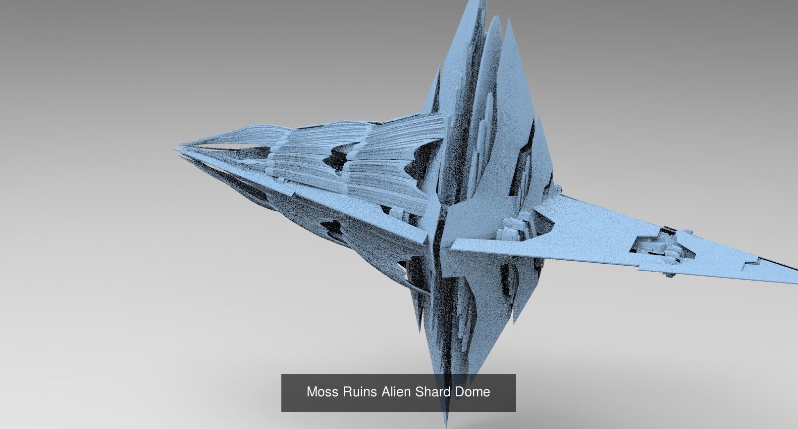 Alien Overgrown Tower Ruins collection _19