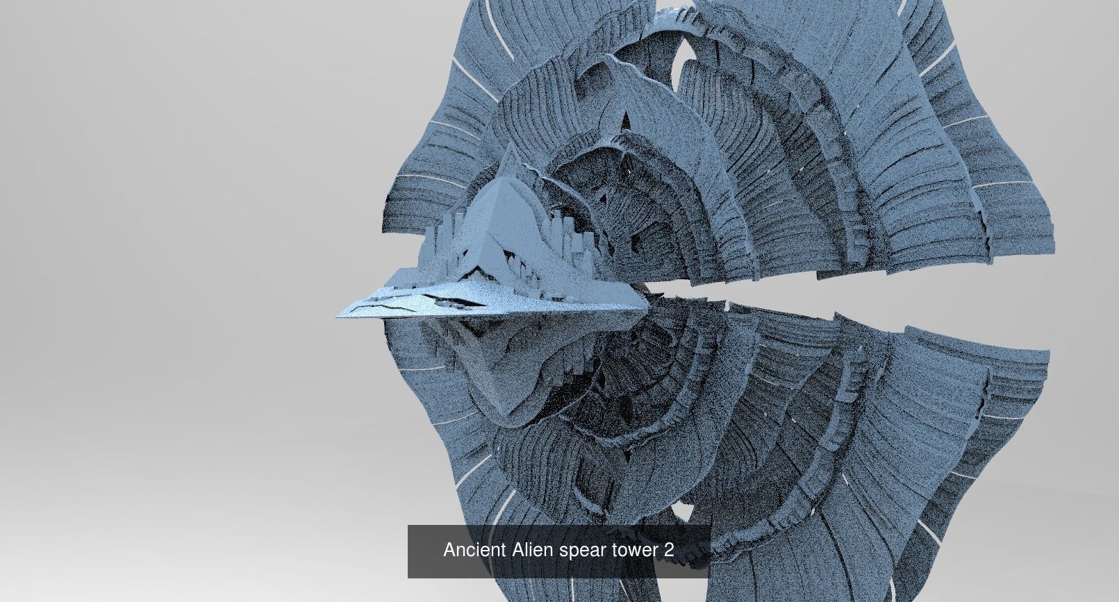 Alien Overgrown Tower Ruins collection _7