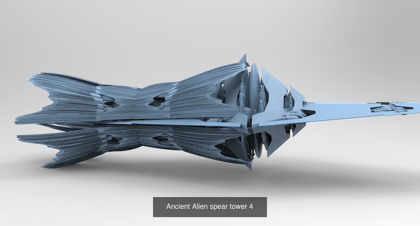 Alien Overgrown Tower Ruins collection _11