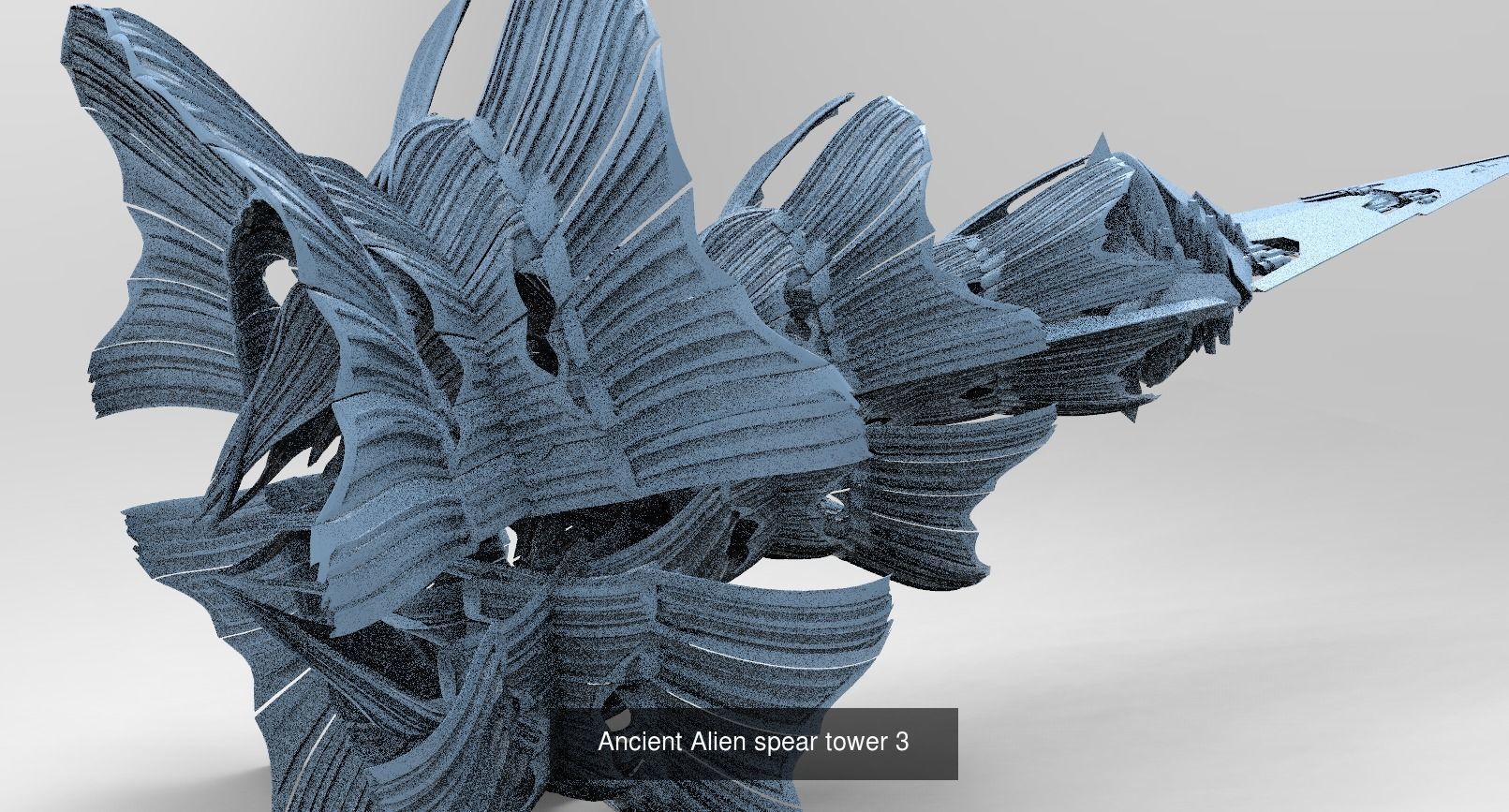 Alien Overgrown Tower Ruins collection _9