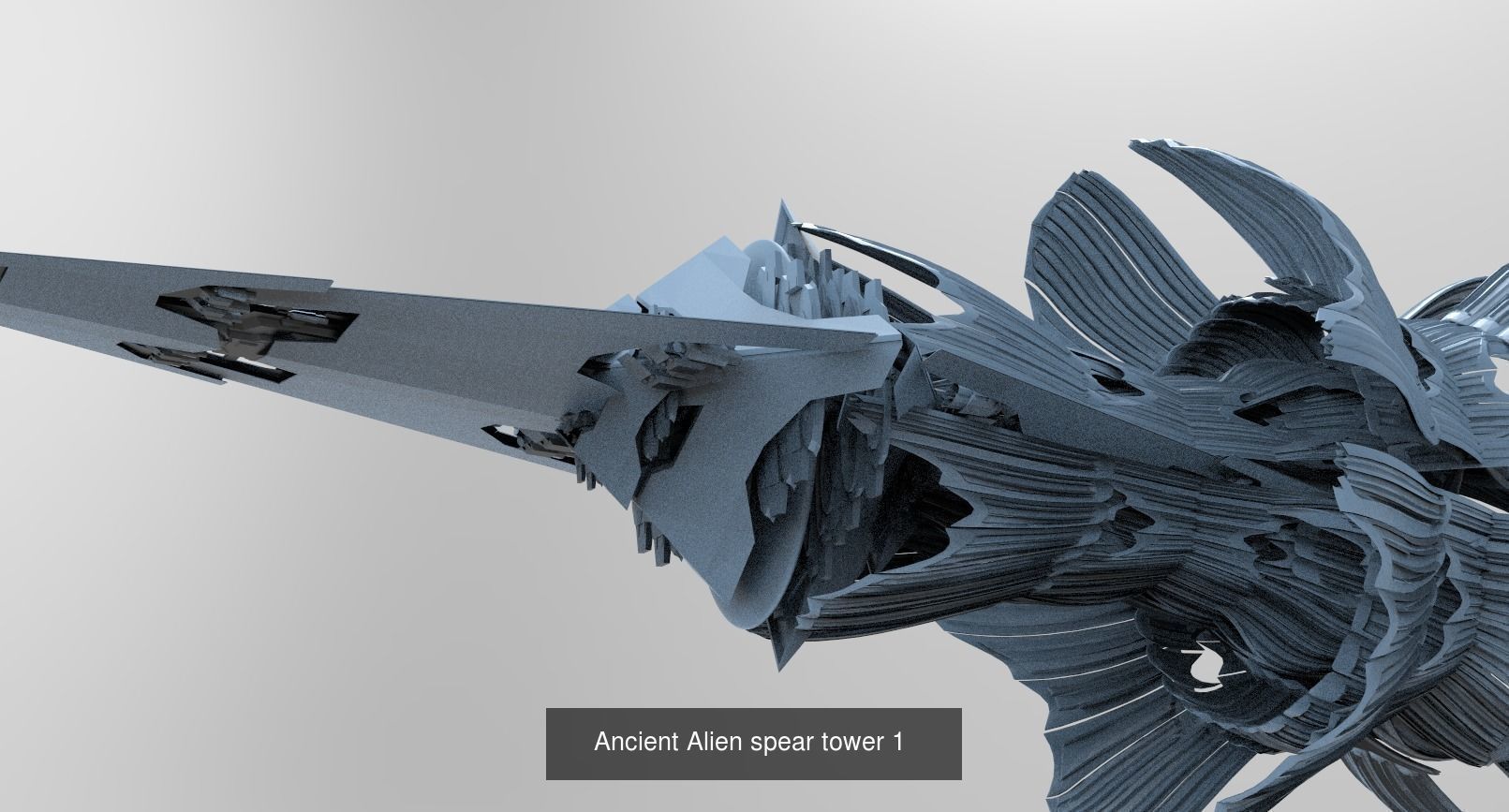 Alien Overgrown Tower Ruins collection _5