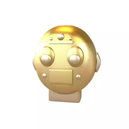 Robot Head Icon v1 005