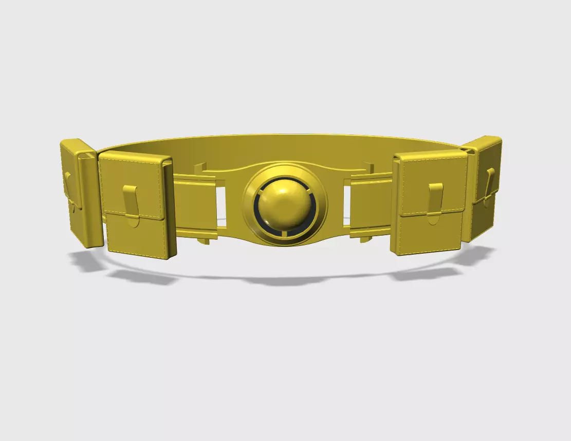 The Flash Batman Animated suit Belt 3D print model