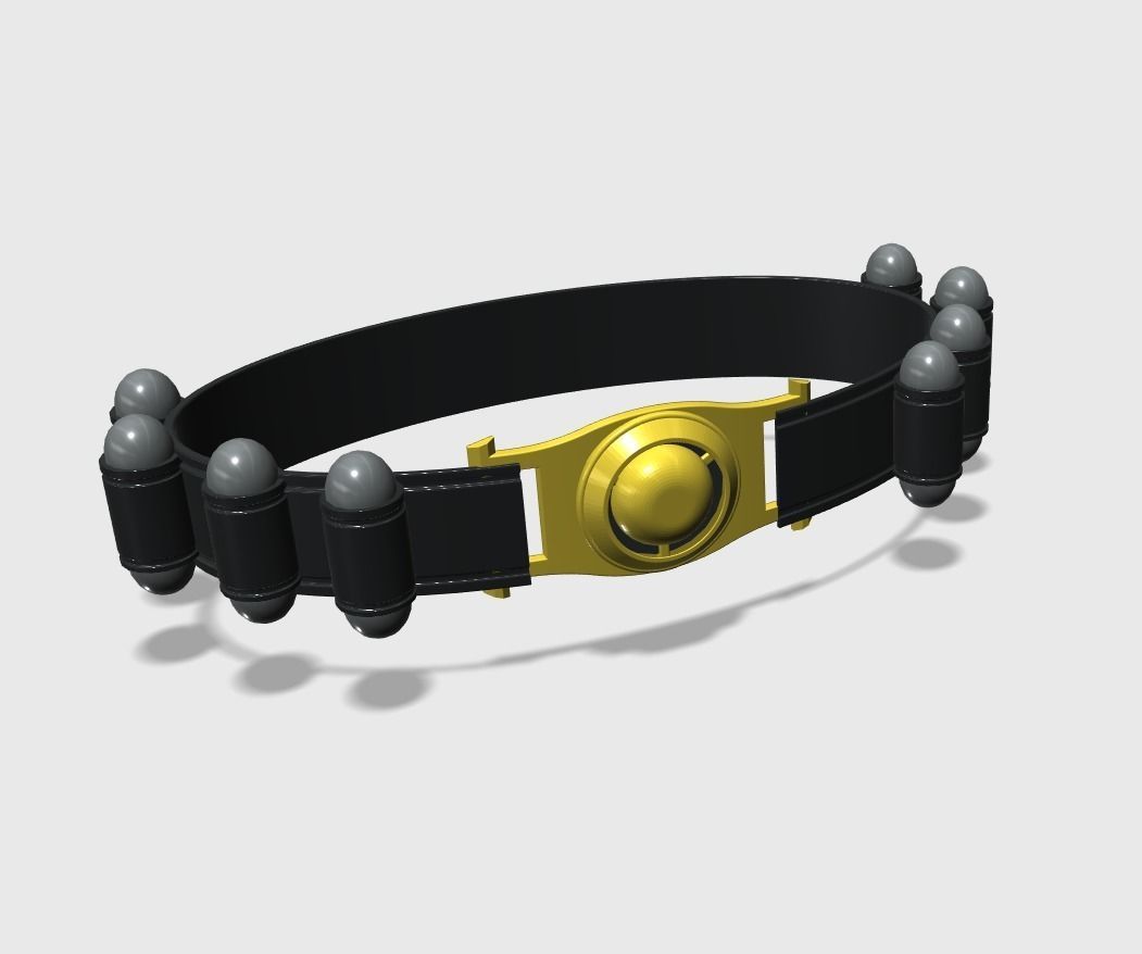 Flash Batman Crusader Belt 3D print model_3