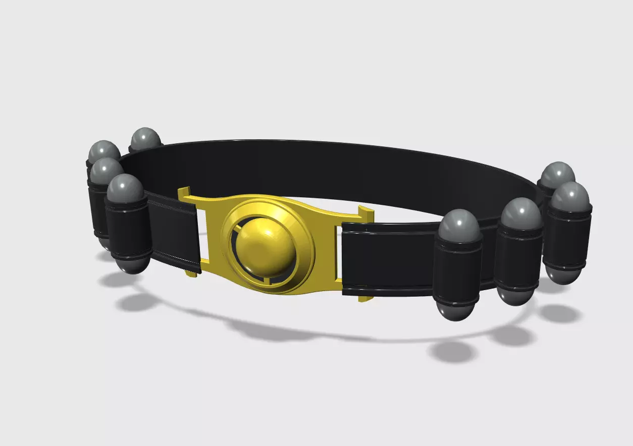 Flash Batman Crusader Belt 3D print model_0
