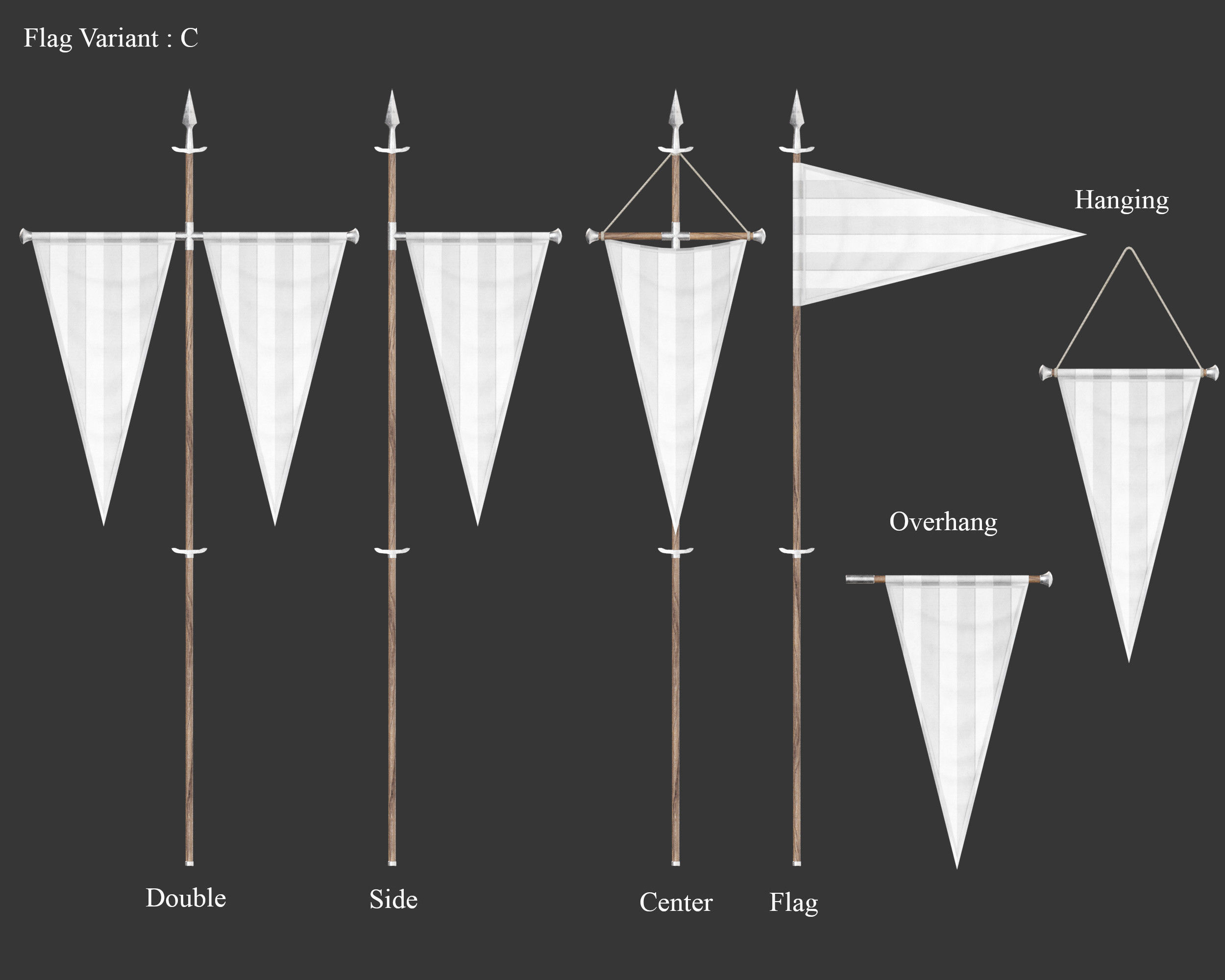 Medieval Collection Flags and Banners Pack _22