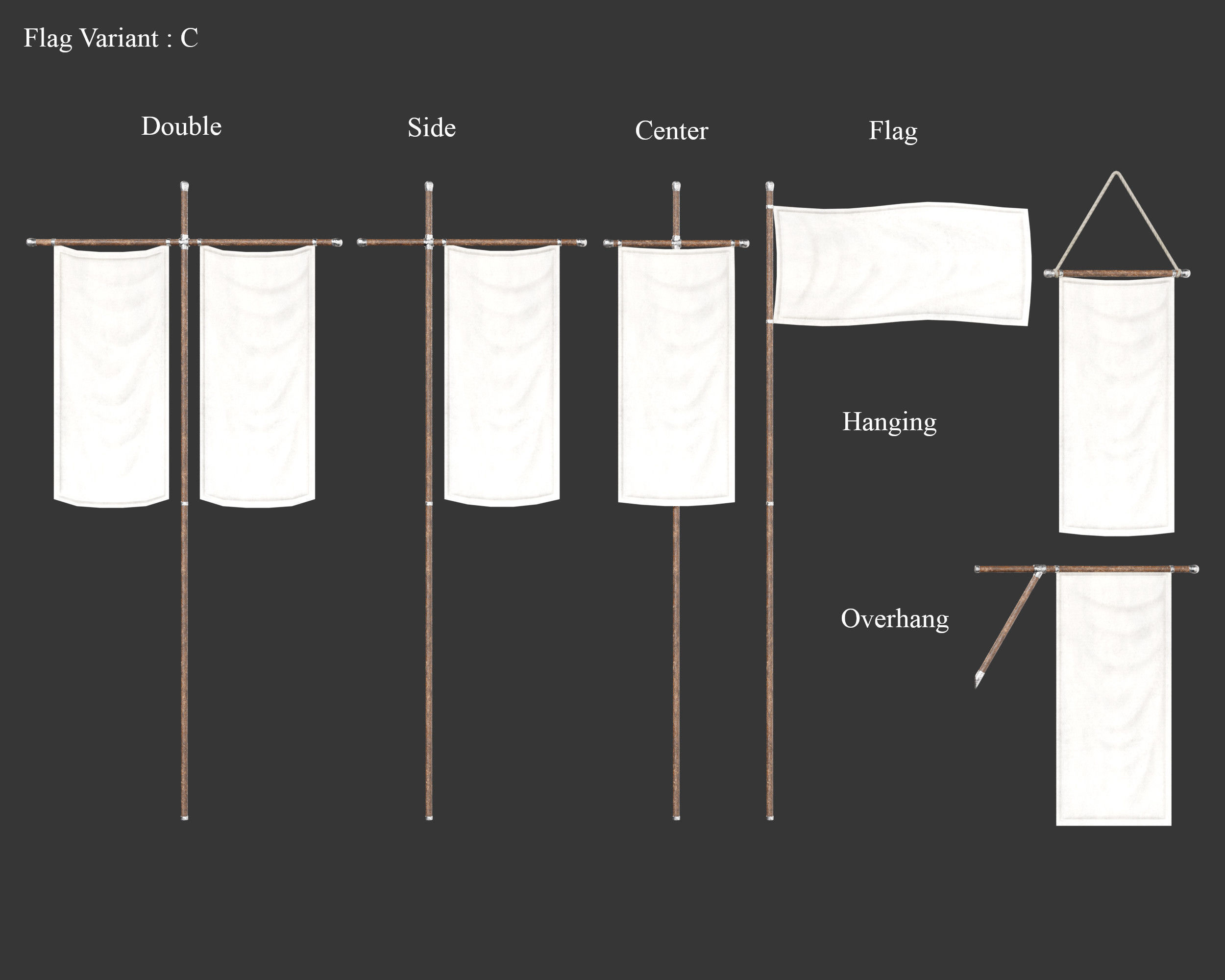 Medieval Collection Flags and Banners Pack _6