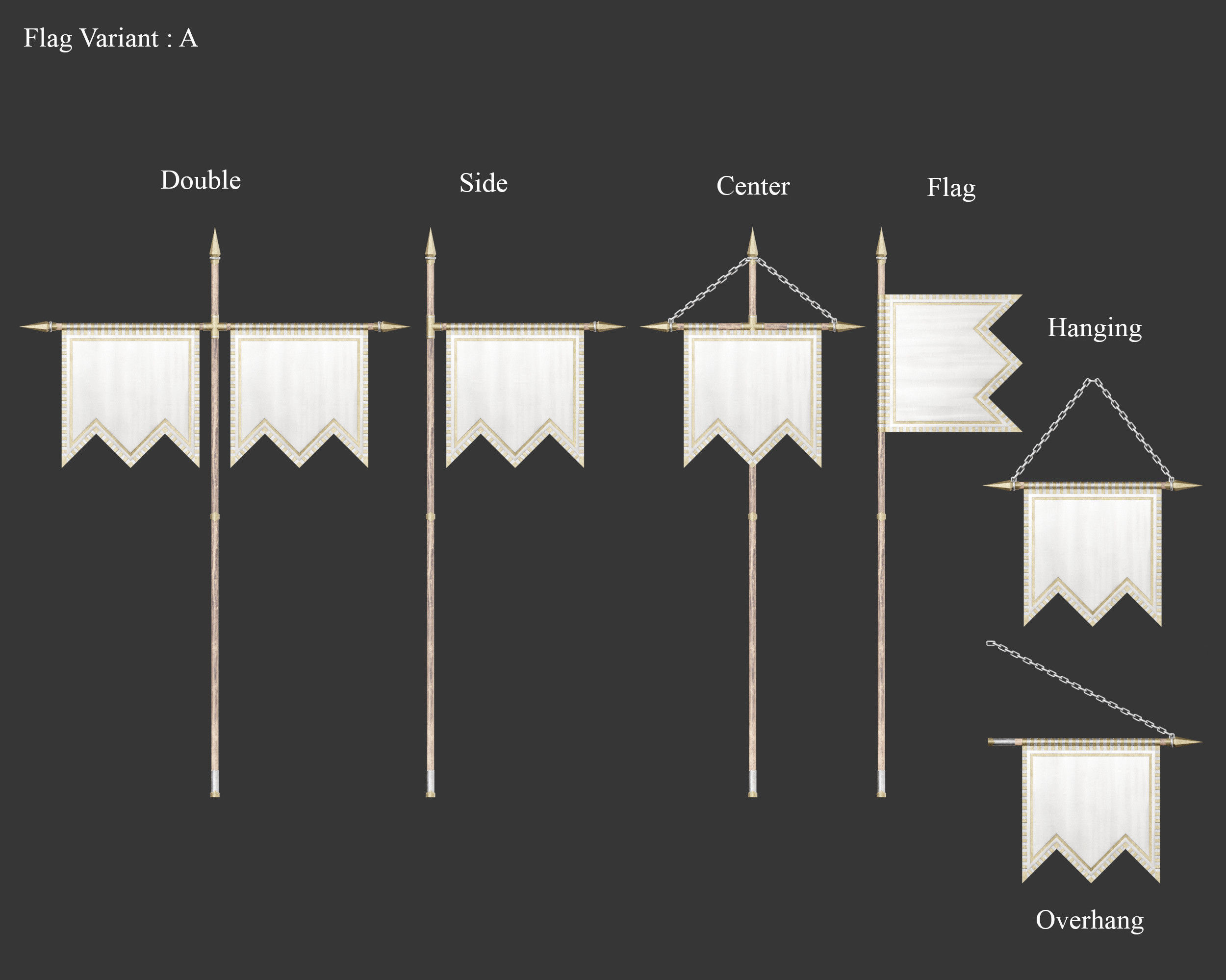 Medieval Collection Flags and Banners Pack _36