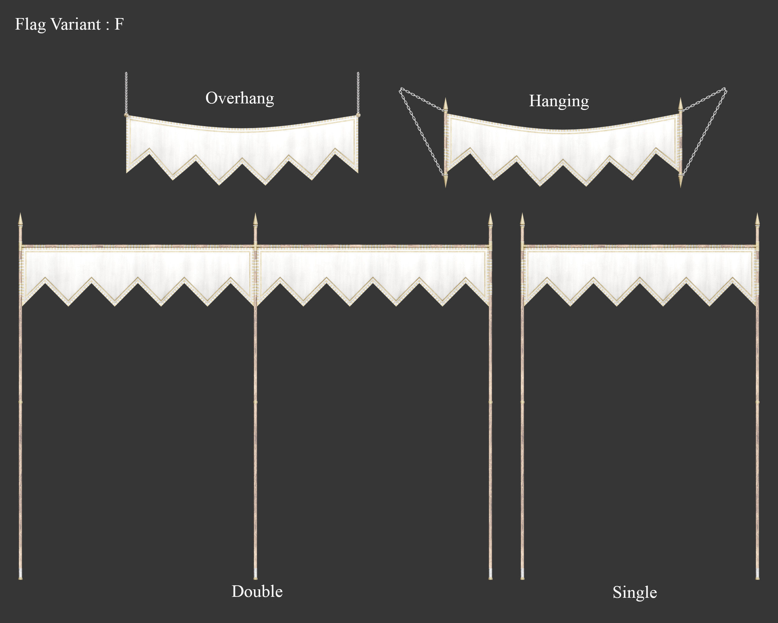 Medieval Collection Flags and Banners Pack _41