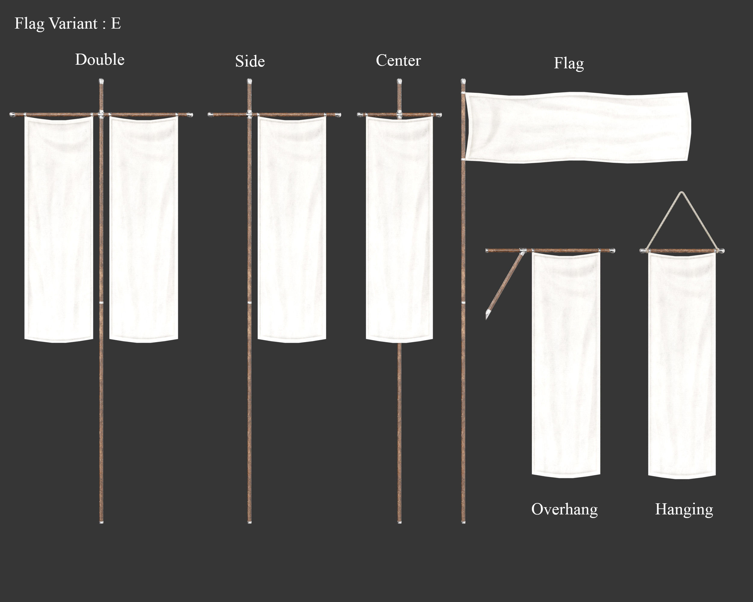 Medieval Collection Flags and Banners Pack _8