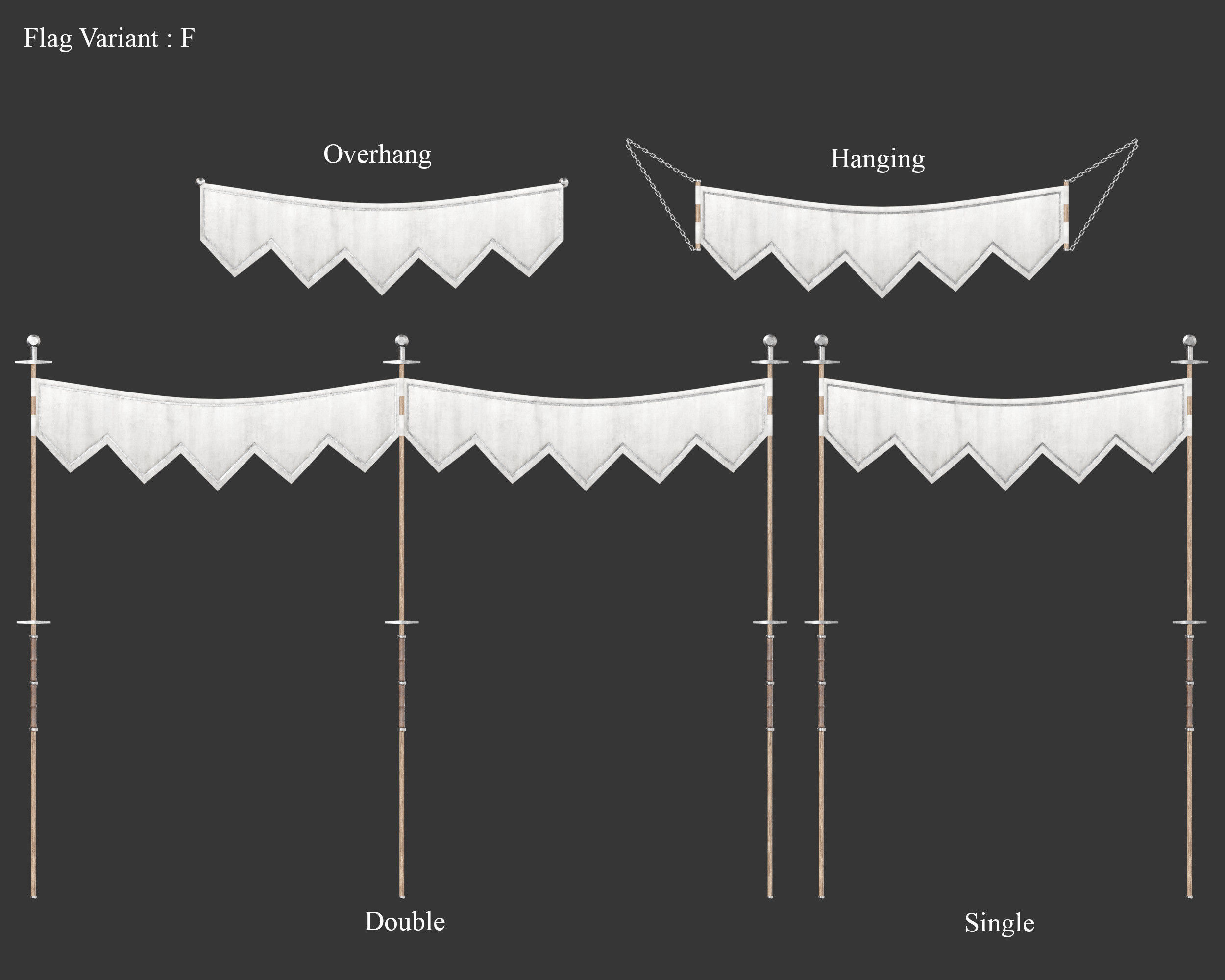 Medieval Collection Flags and Banners Pack _33